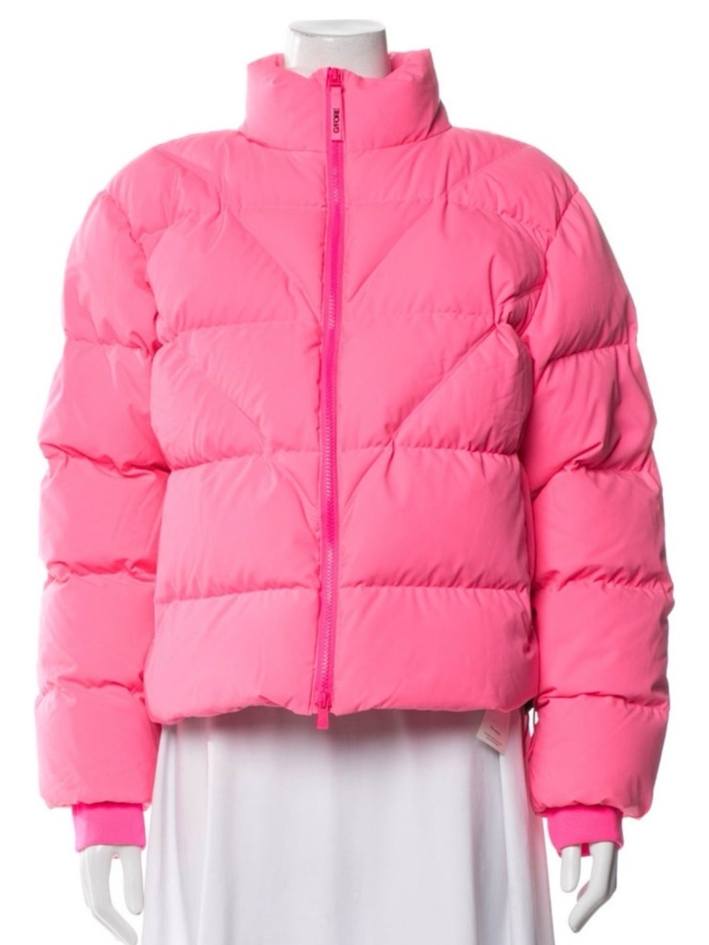 G/FORE Neon Pink Featherweight Down Puffer Jacket